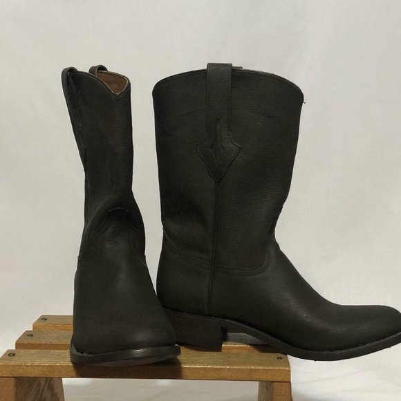 Resistol Mens Calf Roper Horse Riding Boots Size 8 main image 6